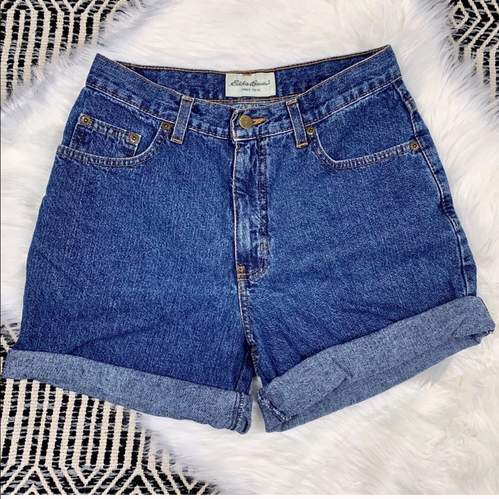 Vintage Eddie Bauer High Waist Mom Jean Shorts 6